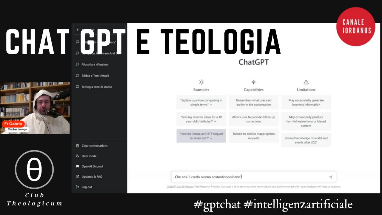 Gpt Chat e teologia. L’Intelligenza Artificiale sotto il torchio dell ...